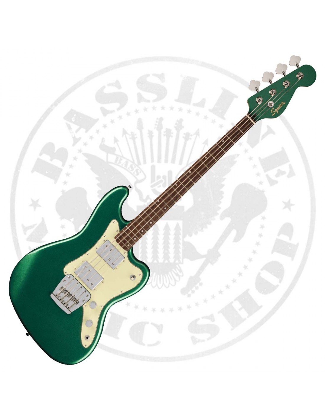 Squier Paranormal Rascal Bass HH Sherwood Green