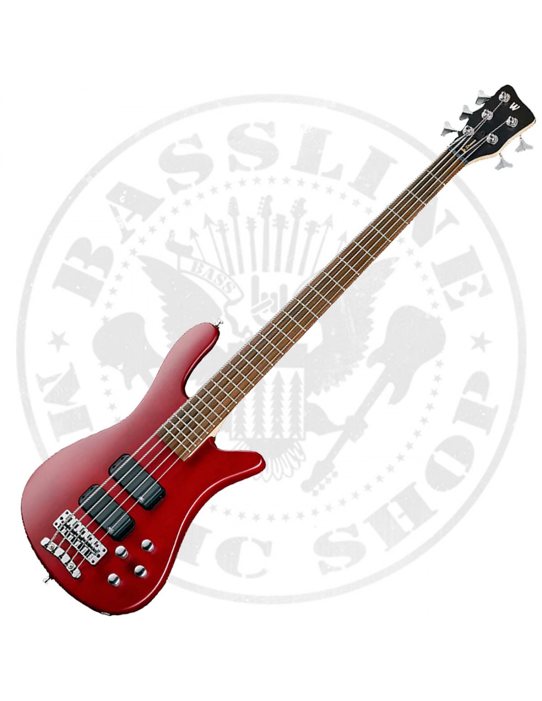 Warwick Rockbass Streamer STD 5 Burgundy Red